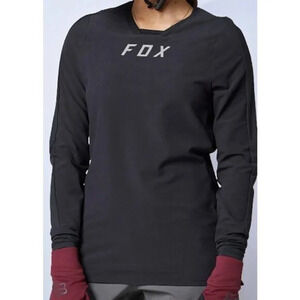 Fox Racing Defend Thermal Jersey in Black - Size Extra Large